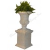 Carved French Limestone Planter