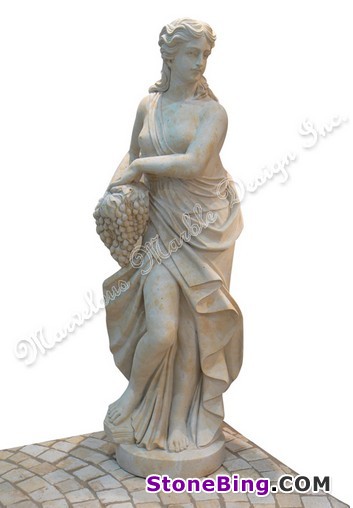 French Limestone Statue