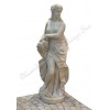 French Limestone Statue