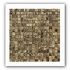 Polished Emperador Dark Mosaic