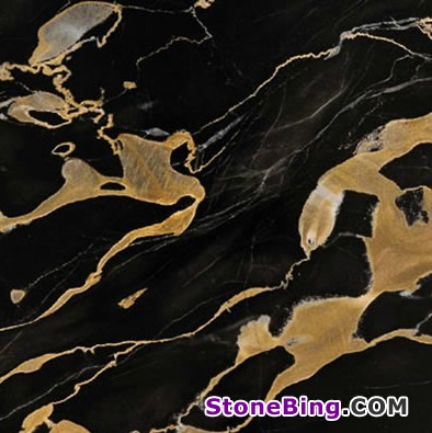 Portoro Extra Marble Tile