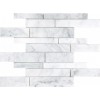 Bianco Venatino Random Strip Mosaic