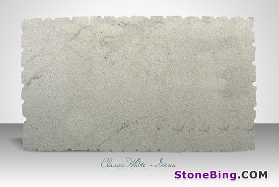 Classic White Granite Slab