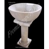 White Marble Sink #50