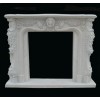 Solid Marble Fireplace Mantel PB4