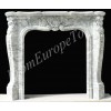 Carrera Italian Marble Fireplace NHH1