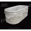 White Marble Bath Tub BT005