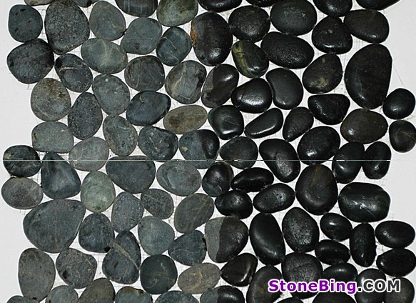 Black Sumutra Pebble Mosaic