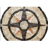 Compass Rose Mosaic Medalion