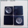 natural black slate coaster