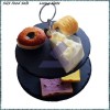 natural slate cake plate