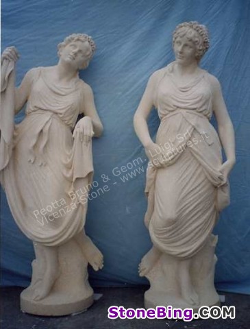 317 Canova Dancers Statues