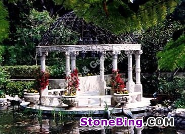 055 Large Antique Gazebo