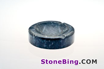 Blue Pearl Round Ashtray