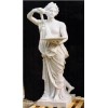 White Marble Lady Statue