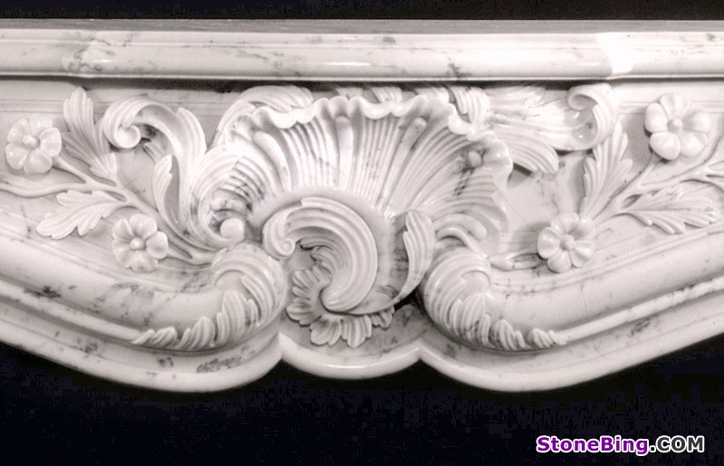 105 Louis XV Marble Mantel