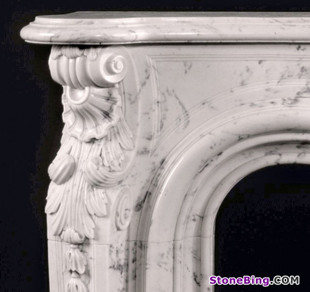 105 Louis XV Marble Mantel