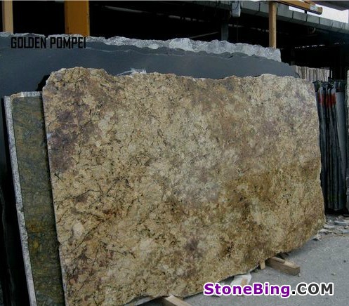 Golden Pompei Granite Slab