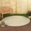 French Limestone Circle Paving