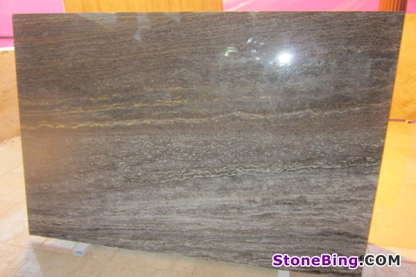 Titanium Travertine Slab