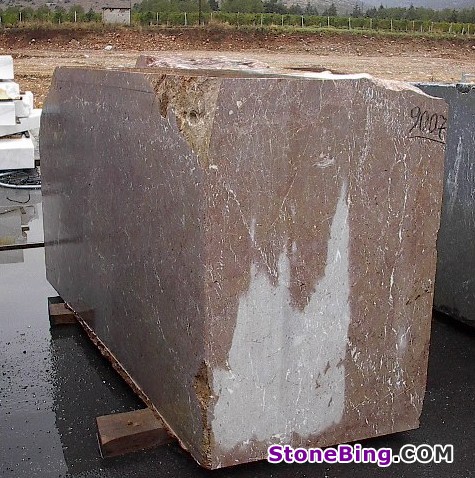 Rosso Alicante Marble Block