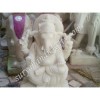 Indian White Marble Ganesh