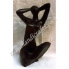 Black Marble Ladies Statue