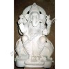 White Marble Ganesha Statue