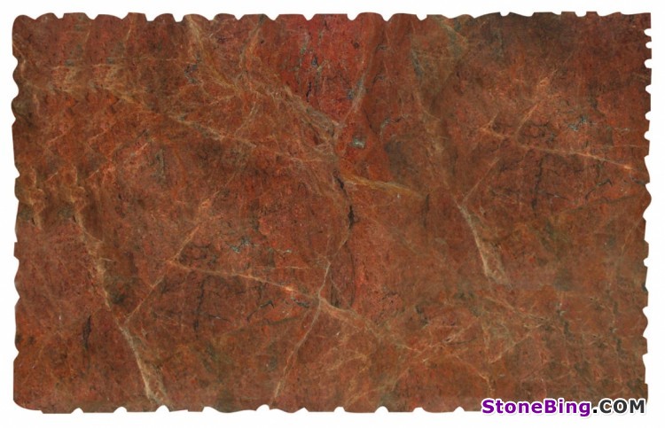 Abstract Brown Granite Slab