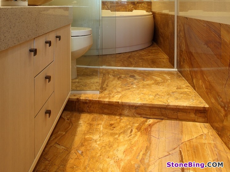 Golden Wood Marble Slab