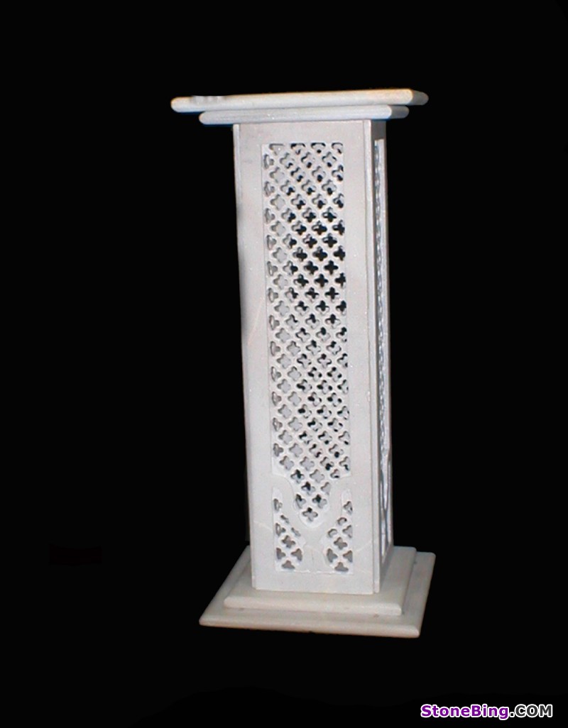 White Marble Pedestal