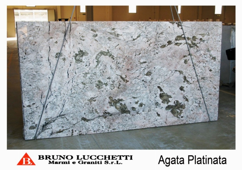 Agata Platinata Granite Slab