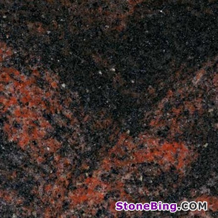 Rosso Lava Granite Tile