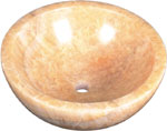 Honey Onyx Round Sink