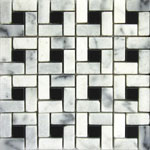 Black & White Marble Mosaic SP112 