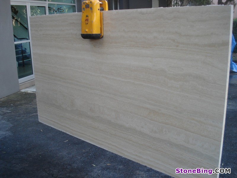 Bianco Navona Travertine Slab