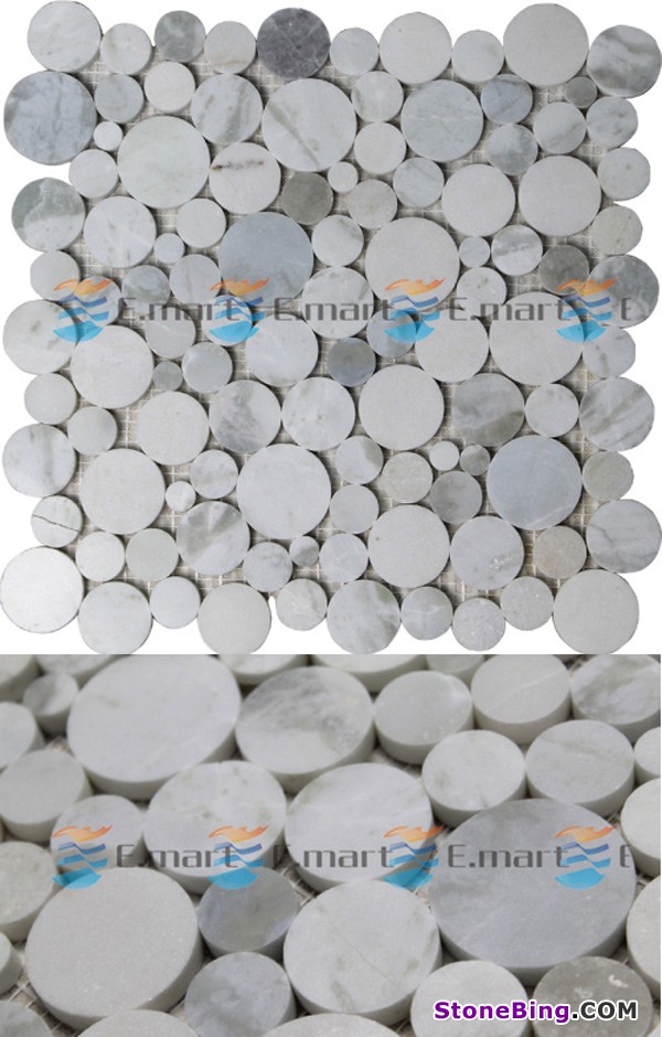 White Marble Mosaic EMXG06