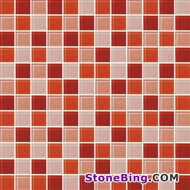 Red Glass Mosaic EM25CC71