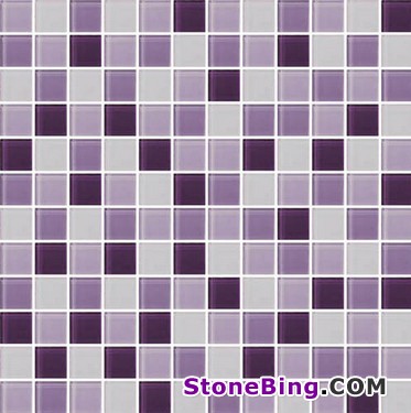 Purple Glass Mosaic EM25CC66