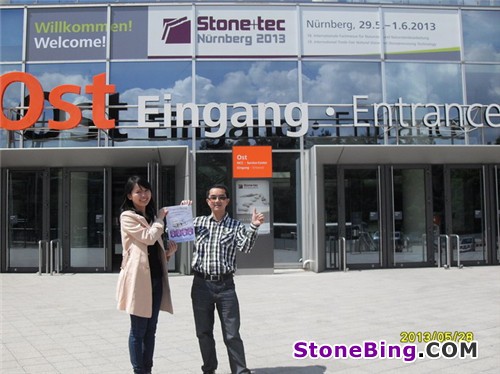 StoneBing at Stone+tec Nuremberg 2013