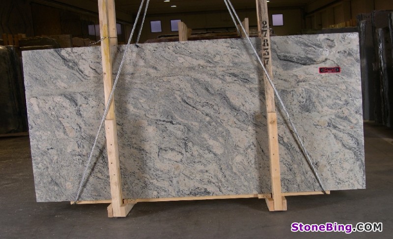 Ivory White Granite Slab