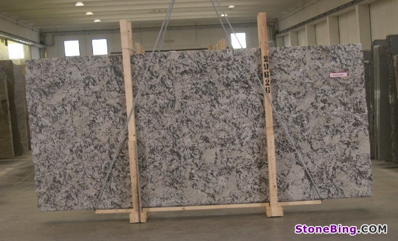 Diamond White Granite Slab