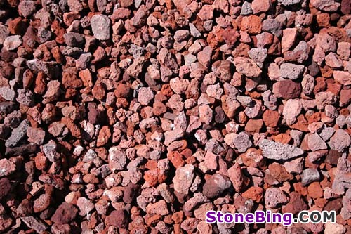 Red Geo Lava Stone Chips