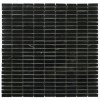 Black Marble Mini Linear Mosaic