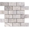 Claros Silver Travertine Bricks