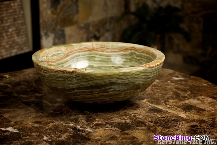 Green Onyx Sink