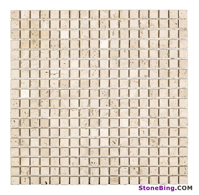 White Travertine Mosaic