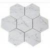 Bianco Carrara Hexagon Mosaic