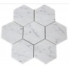 Bianco Carrara Hexagon Mosaic