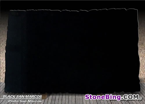 S. Marcos Black Granite Slab